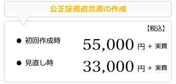 公正証書遺言作成